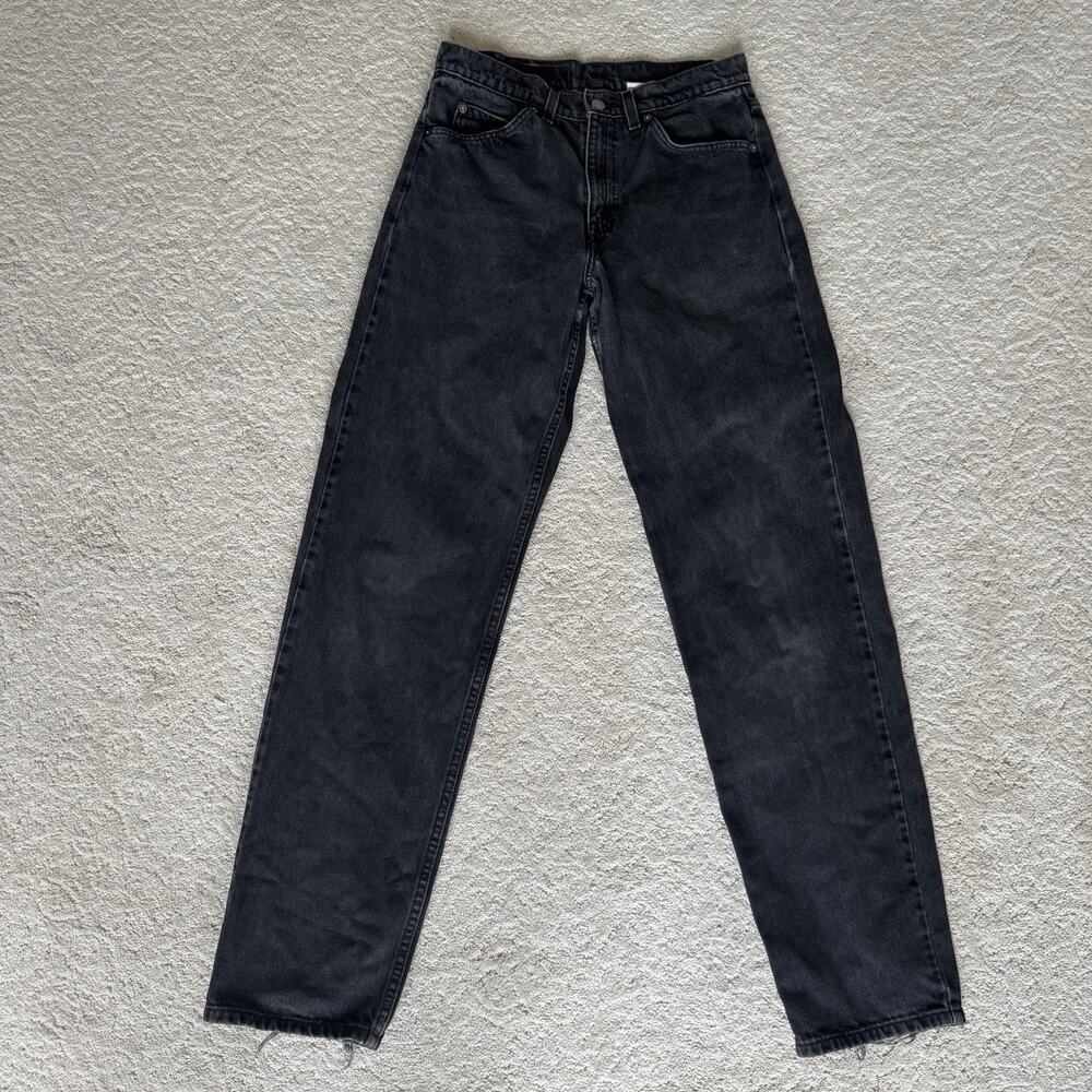 Vintage Levi's Jeans Men’s Black 550 Orange Tab Tag 29x33 Dark Grunge Skate